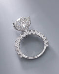 4ct Round Lab Grown Diamond IGI Certified Ethical Engagement Ring 18K Gold