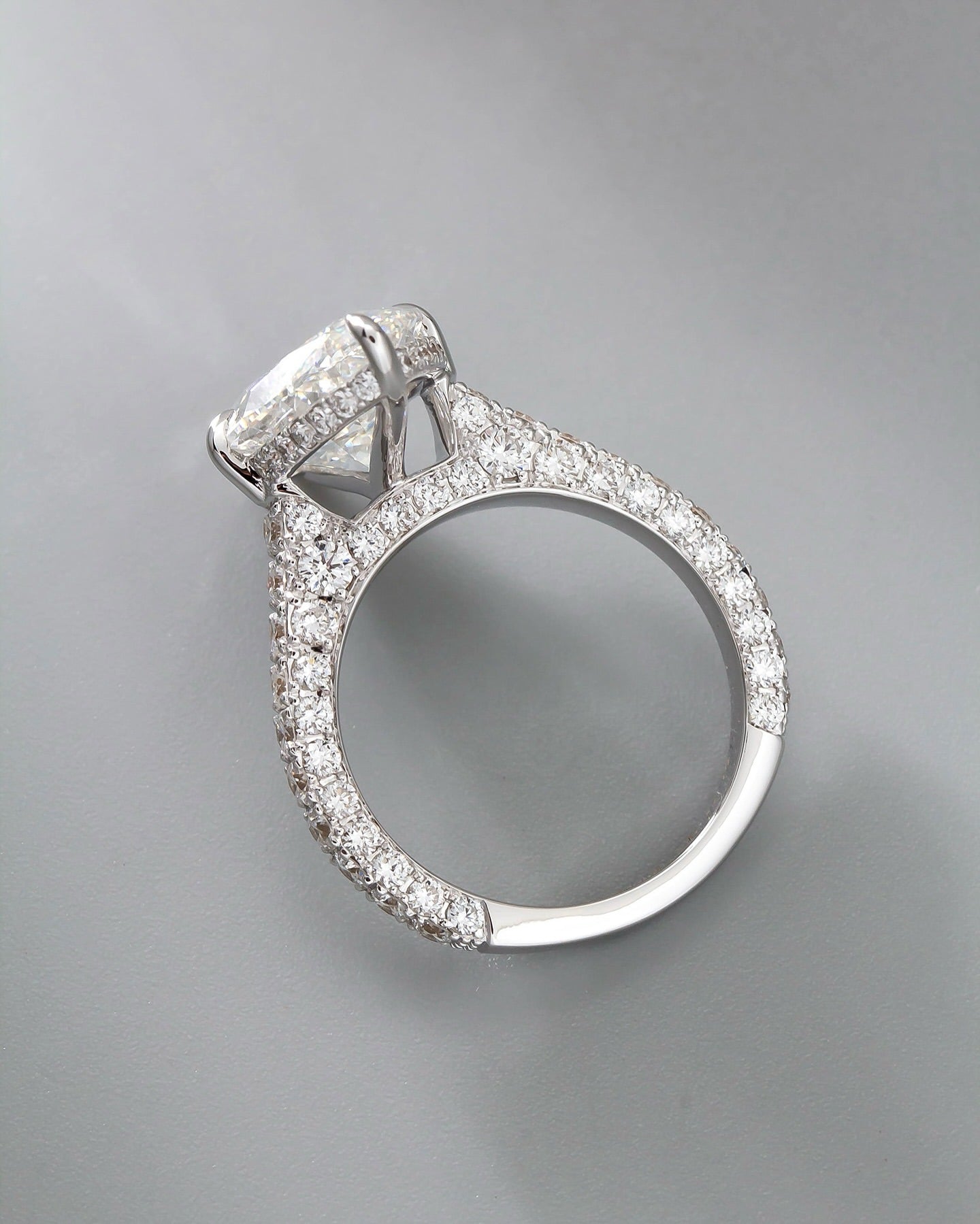 10 CT Marquise Lab Diamond Ring Set 18K White Gold