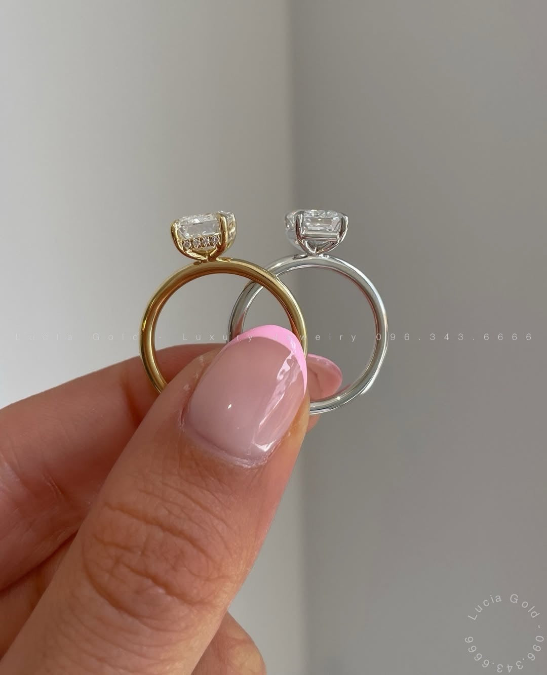 2 CT Emerald Cut Lab Diamond Ring 18K White Gold